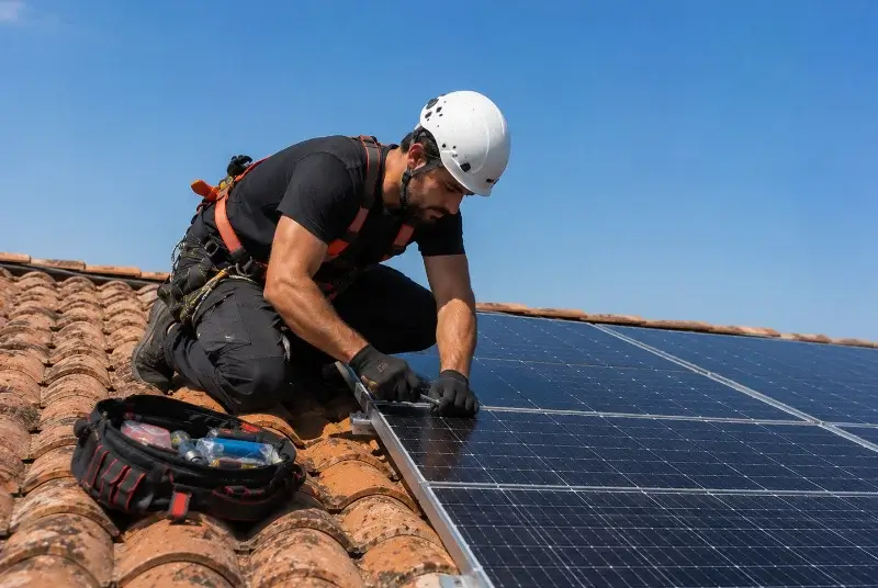 Maintenance et monitoring de panneaux solaires à Parthenay