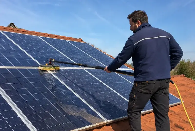 Nettoyage et entretien de panneaux solaires à Parthenay